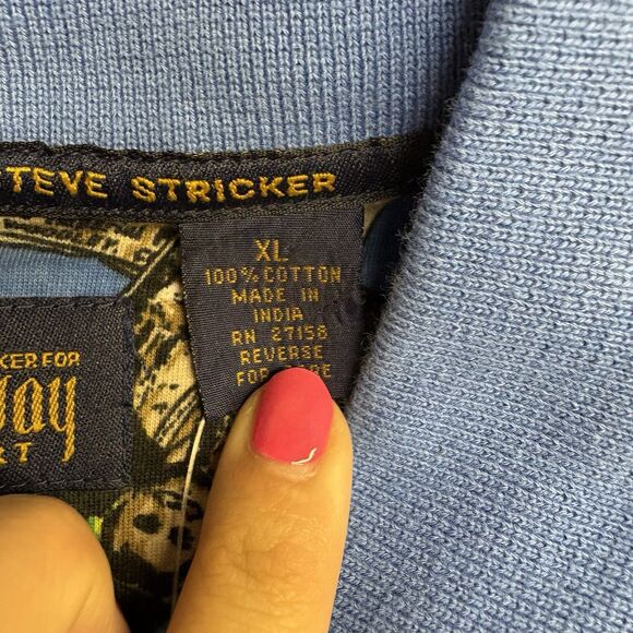 Steve Stricker Fairway Sport Golfer Woodley Flier Golf Polo Shirt XL Vintage NWT - Picture 4 of 6